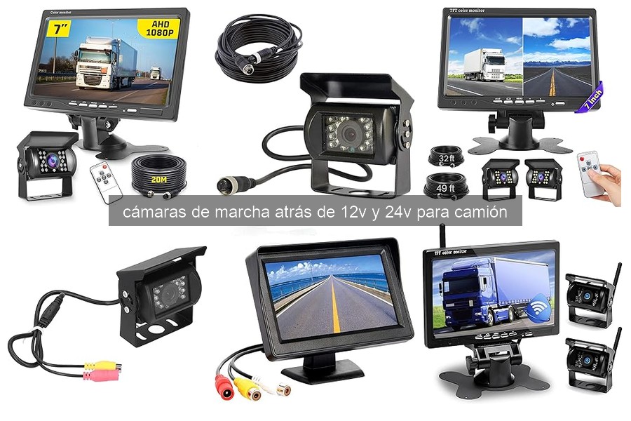 Características Clave de Cámaras de Marcha Atrás 12V y 24V