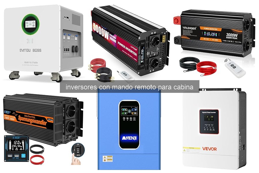 Cómo instalar un inversor con mando remoto en la cabina