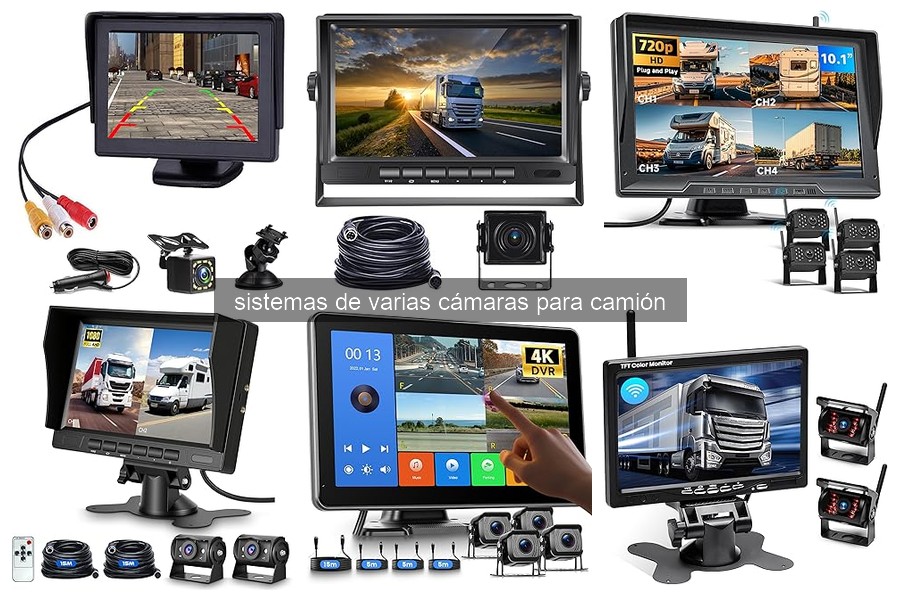 Cómo instalar un sistema de varias cámaras en tu camión