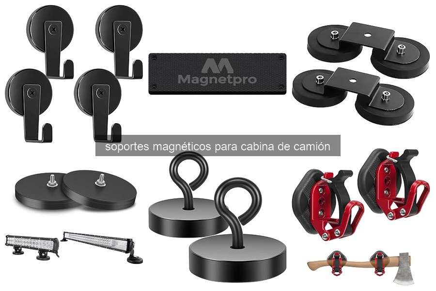 Cómo instalar un soporte magnético en la cabina de un camión
