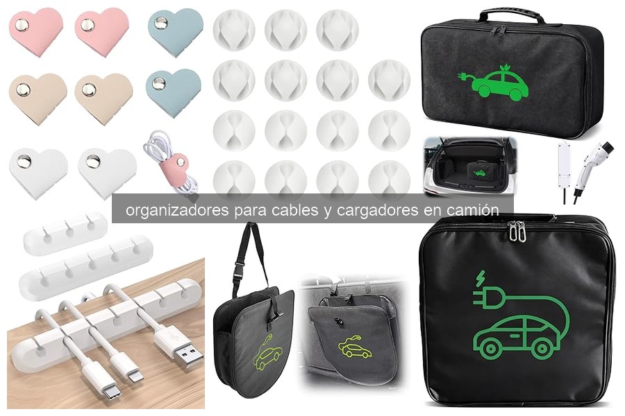 Comparativa de Organizadores para Cables y Cargadores en Camión