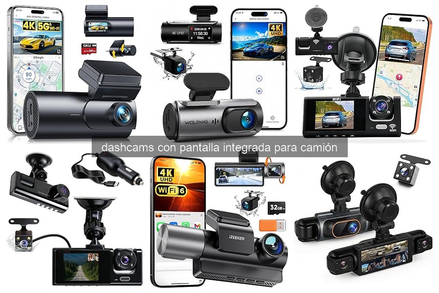 Dashcam con Pantalla Integrada para Camiones: ¿Qué Son?