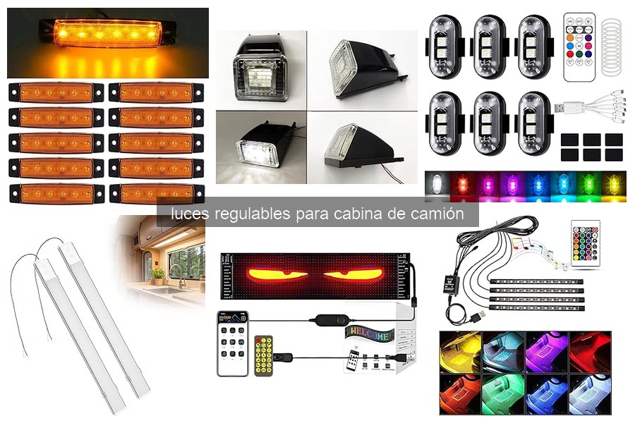 Errores Comunes al Instalar Luces Regulables en Cabina de Camión