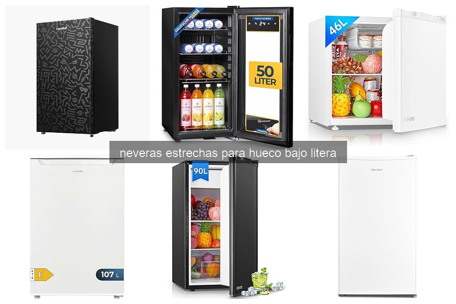 Errores comunes al instalar neveras estrechas bajo litera