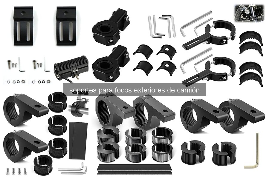 Errores comunes al instalar soportes de focos exteriores de camión