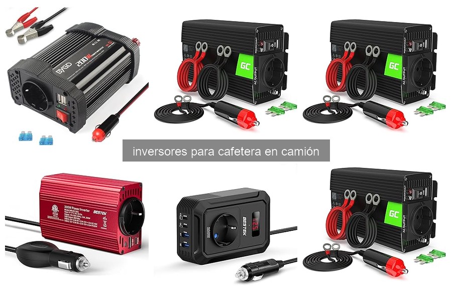 Factores clave para elegir un inversor de cafetera en camión