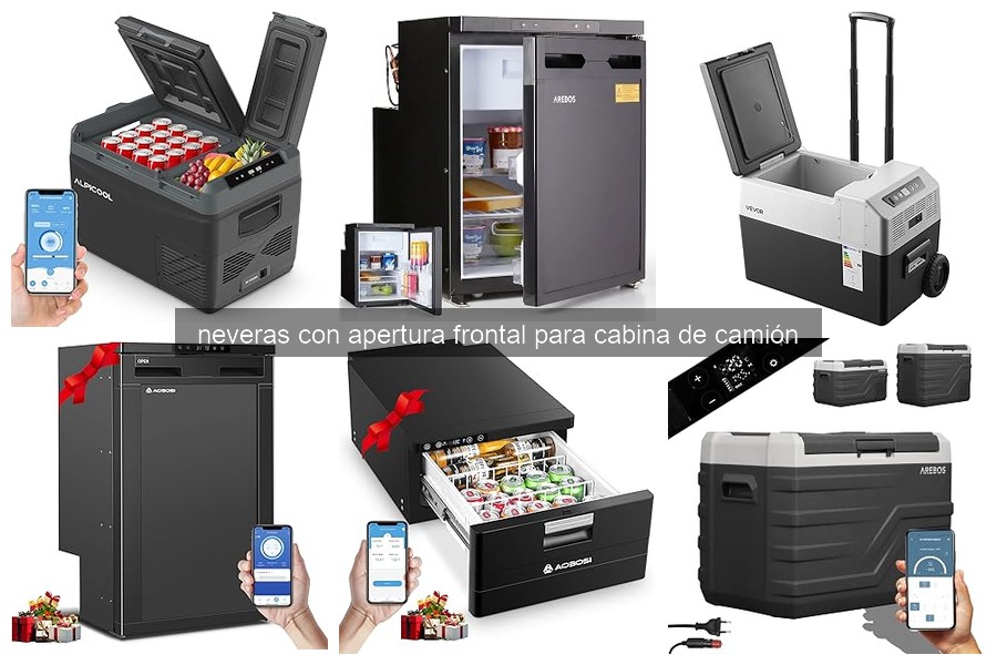 Guía de compra de neveras con apertura frontal para camiones