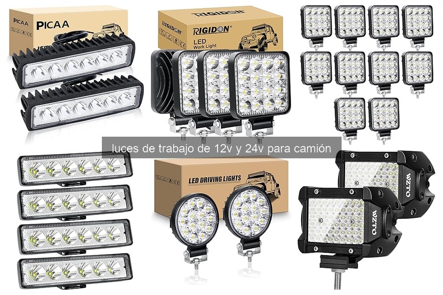 Guía para instalar luces de trabajo de 12V y 24V en camiones