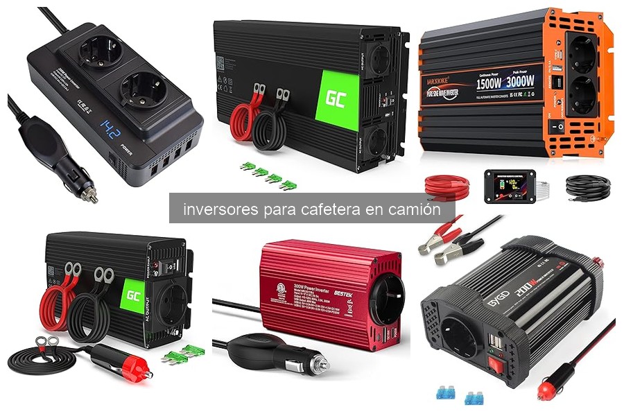 Inversores para cafetera en camión: Guía básica 2026