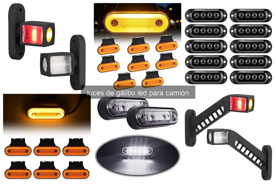 Luces de Gálibo LED para Camión: Función y Seguridad