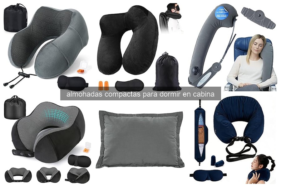 Mejores almohadas compactas para dormir en cabina 2026