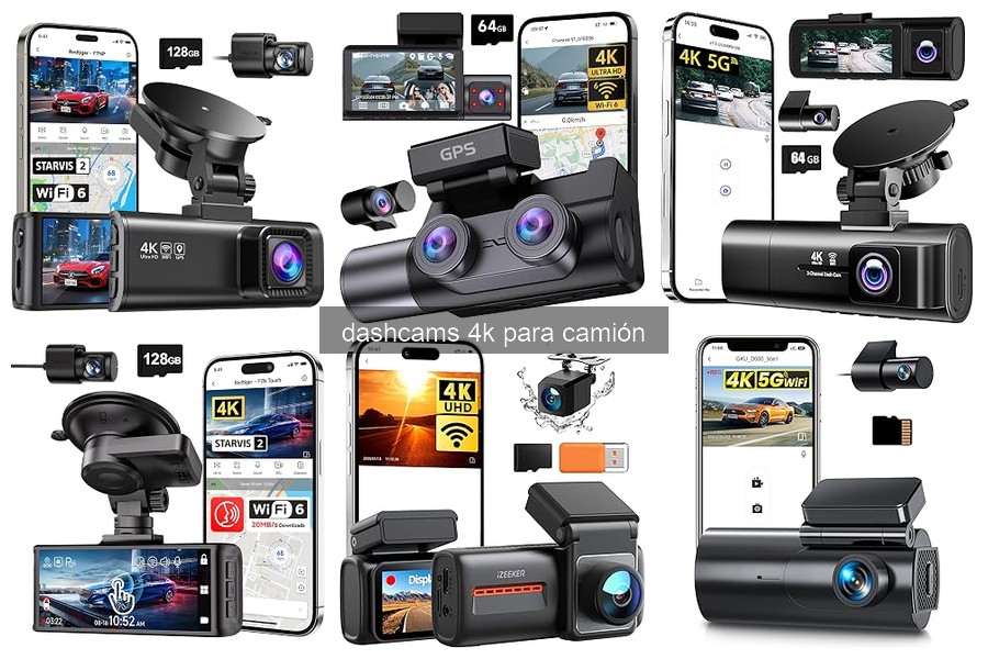 Mejores dashcams 4K para camiones en 2023: Comparativa