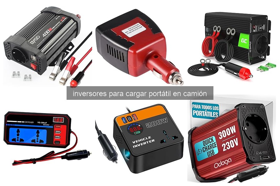 Mejores inversores para cargar portátil en camión 2026