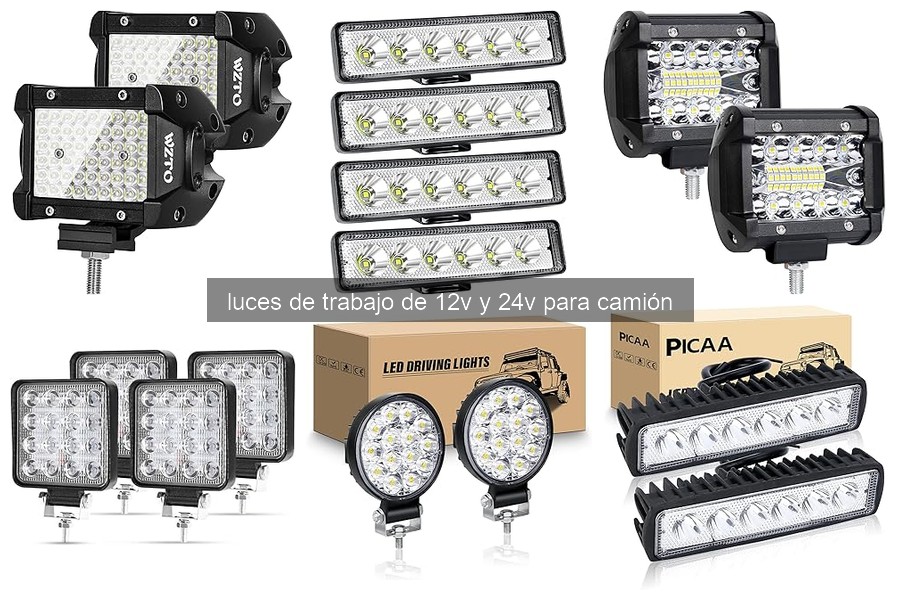 Mejores luces de trabajo 12V y 24V para camiones en 2023