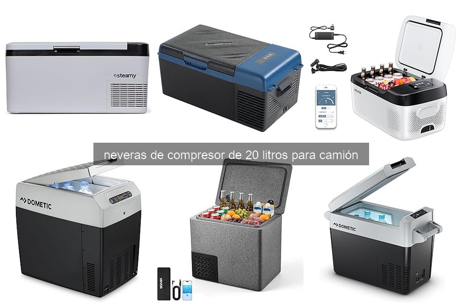 Mejores neveras de compresor de 20 litros para camiones 2023