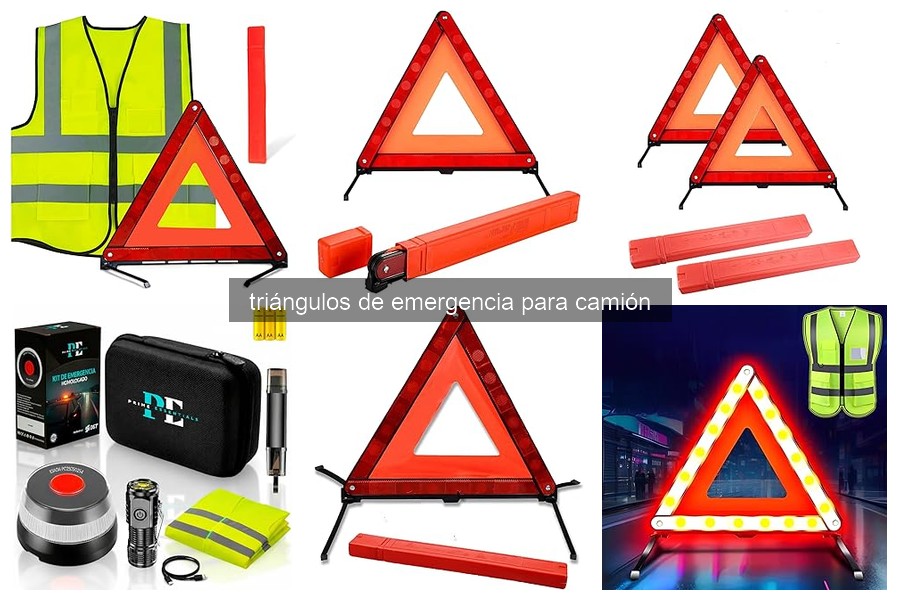 Mejores triángulos de emergencia para camiones en 2023