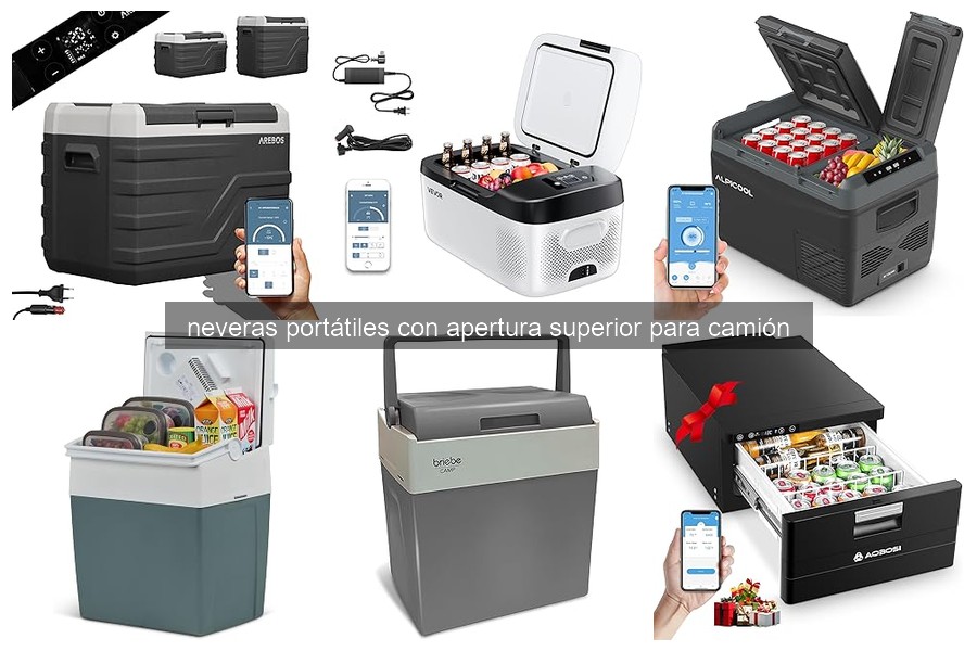 Neveras Portátiles con Apertura Superior para Camión