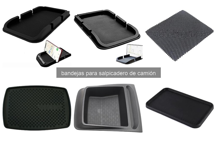 Problemas comunes con bandejas para salpicadero de camión