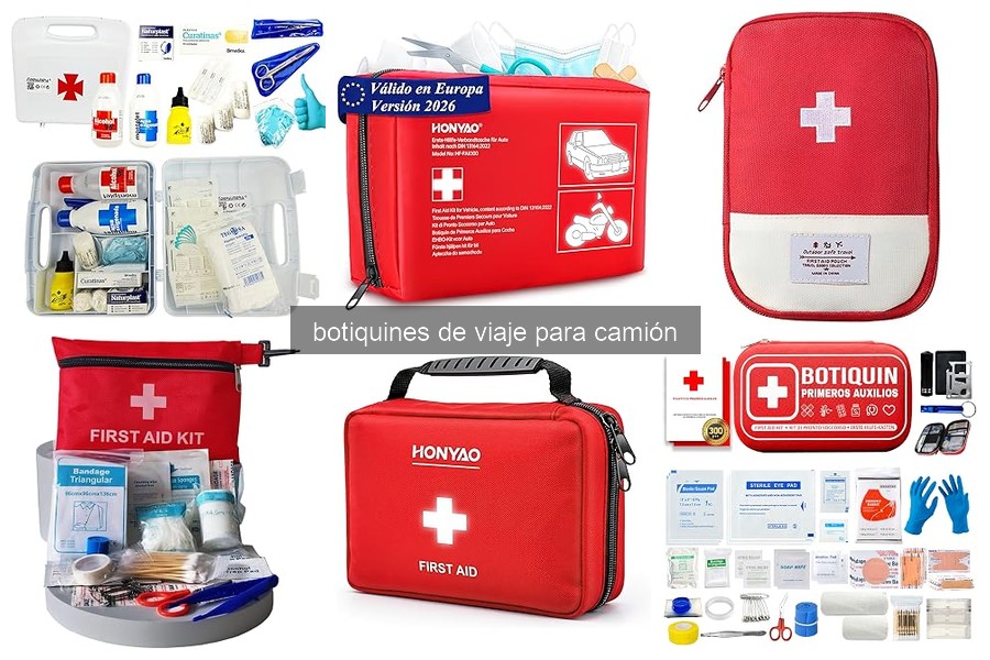 Problemas comunes con botiquines de viaje para camión y soluciones