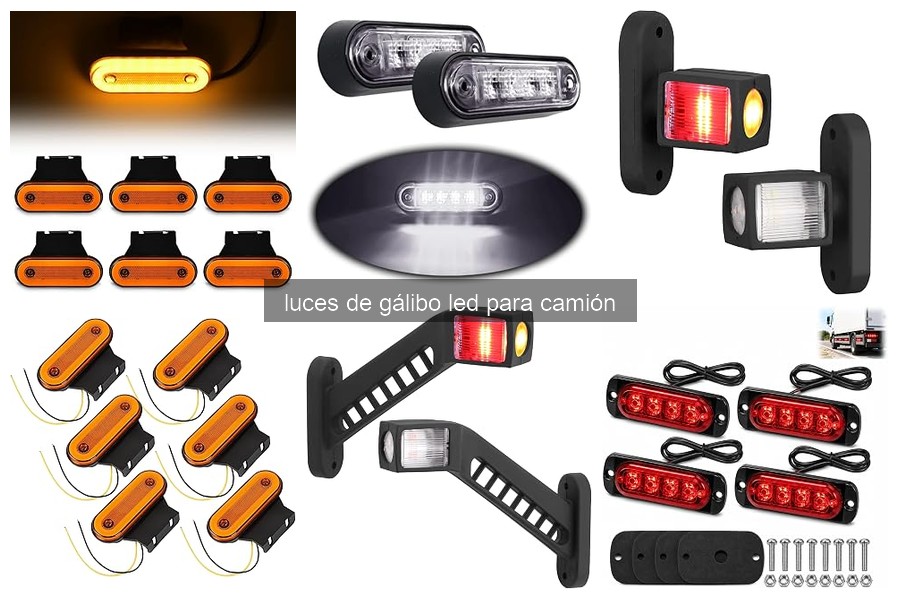 Problemas comunes con luces de gálibo LED para camiones