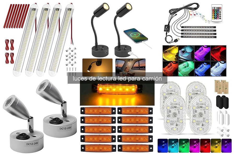 Problemas comunes con luces de lectura LED en camiones