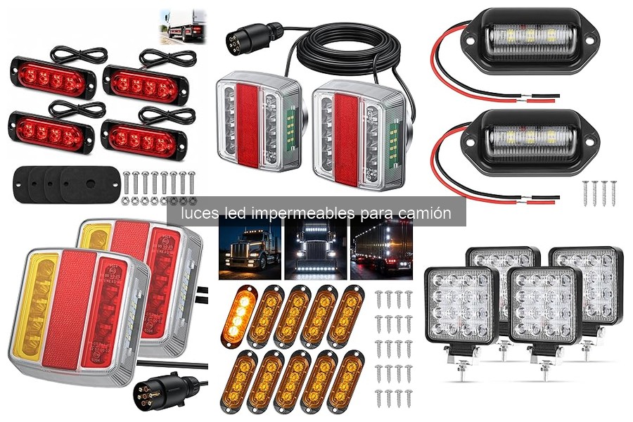 Problemas comunes con luces LED impermeables para camiones