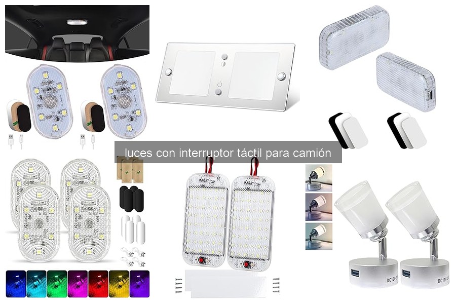 Problemas comunes con luces táctiles en camiones: Soluciones