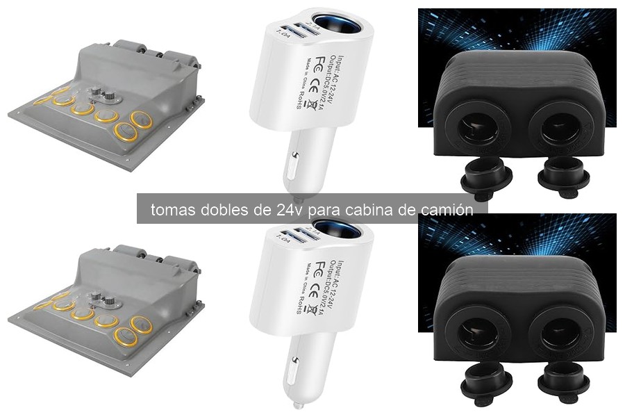 Problemas comunes con tomas dobles de 24v en camiones