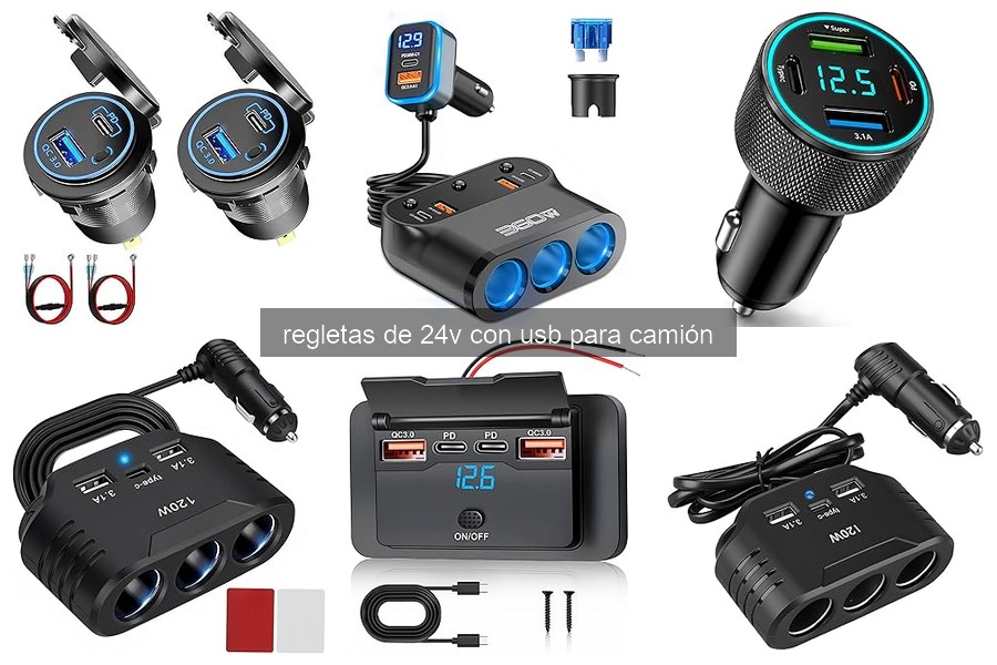 Problemas comunes de regletas 24V con USB en camiones