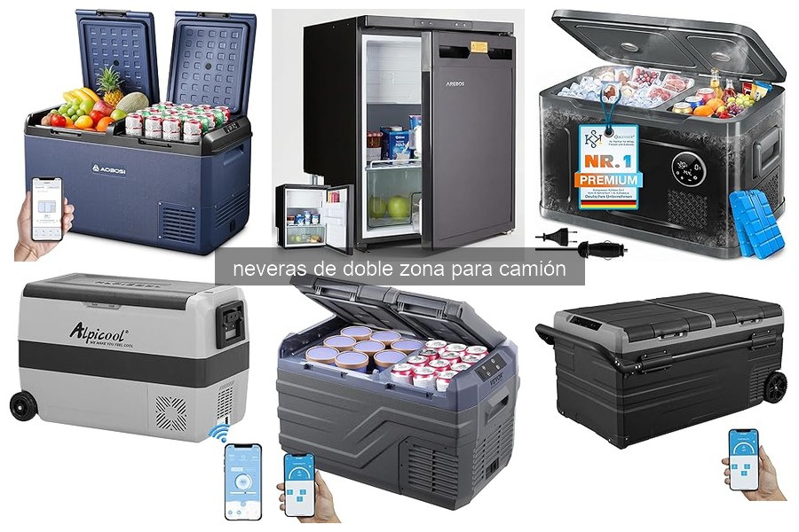 Problemas comunes y soluciones en neveras de doble zona para camión