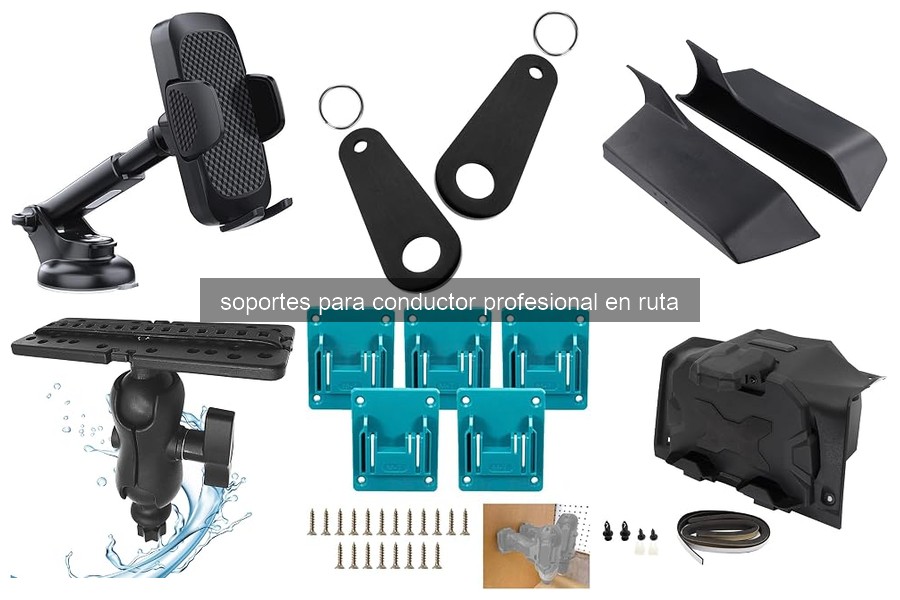 Problemas y soluciones de soportes para conductores en ruta