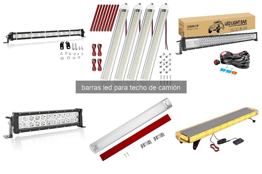 ¿Qué son las barras LED para el techo de camión?