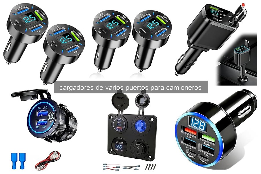 ¿Qué son los Cargadores de Varios Puertos para Camioneros?
