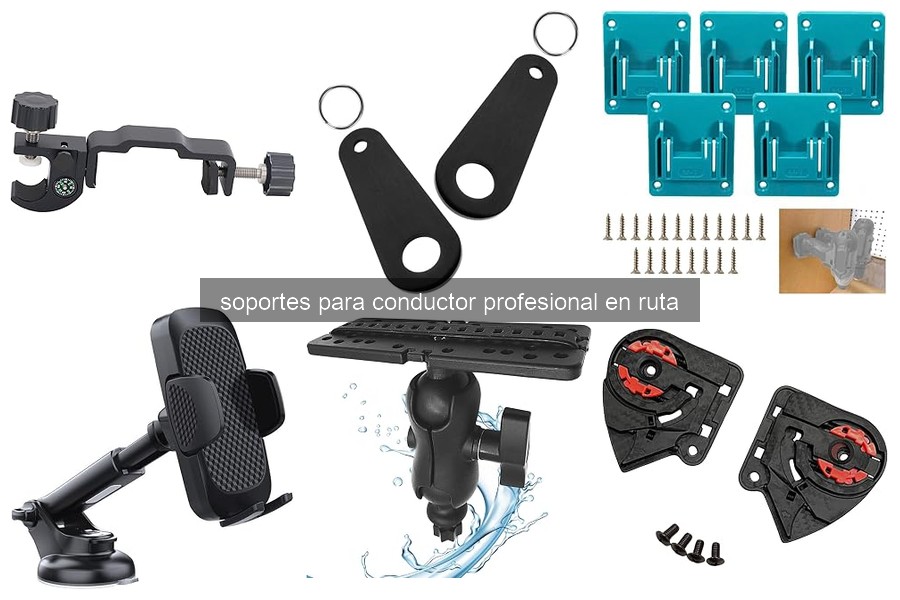 Tipos de Soportes para Conductores Profesionales en Ruta