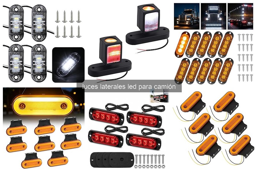 Todo sobre luces laterales LED para camiones
