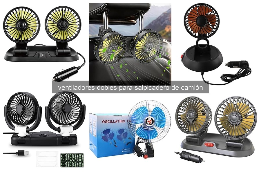 Ventiladores Dobles para Salpicadero de Camión: ¿Qué Son?